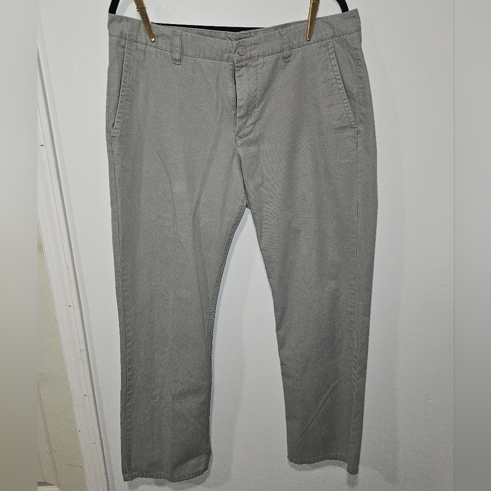 Bonobos Men's Classic Straight Fit Gray Chinos Size 35/34